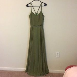 Beautiful forest green gown